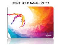 Make it COLOURFUL Print Your Name On It Laptop Hardcases Collection with Sports Designs for All MacBook Sizes. (New MacBook Air 13 (A1932), Gymnastics Back Handspring)