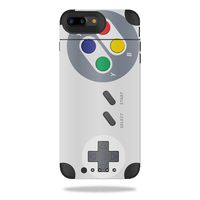MightySkins Protective Vinyl Skin Decal Compatible with Mophie Juice Pack Air iPhone 7 Plus Plus wrap Cover Sticker Skins Retro Gamer 1