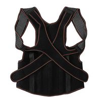 Posture Corrector, Scoliosis Back Brace Correction Straight Back Support Bandage,Physical Training Therapy Back Stabilizer Neck Pain Relief Shoulder Support for Men & Women Correct Bad Posture (M)
