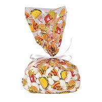 JUNK FOOD CELLO BAGS - Party Supplies - 12 Pieces