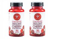 CherryPURE 100% Tart Montmorency Cherry Antioxidant Supplement Capsules - 180 count ~ 6 Month Supply