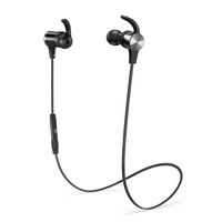 Bluetooth Headphones TaoTronics Wireless 5.0 Magnetic Earbuds Snug Fit for Sports with cVc 8.0 Built in Mic (IPX6 Waterproof, aptX Stereo, 9 Hours Playtime) - Upgraded Version (Renewed)