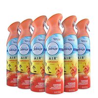 Febreze Air Freshener and Odor Spray, Hawaiian Aloha Scent, 8.8 Oz 6 Pack