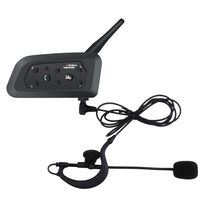 EJEAS Professional Football Referee V6C Intercom 850mAh Motorcycle Snowmobile Full Duplex 1200M Wireless BT Intercom Interphone Earpiece With Referees Headset and Armband