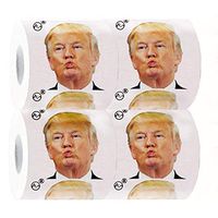 Minch Colorful Donald Trump Toilet Paper, Political Novelty Gag Gift - Prank Funny Toilet Paper