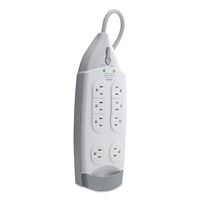 Belkin F9H71006 SurgeMaster Home Series Surge Protector, 7 Outlets, 6 ft Cord, 1045 J, White