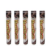 HONEYPUFF Flavors Pre Cigarette Rolling Cone Paper with Plastic Tube 137MM Suitable Regular Cigarette Rolling Papers 5 Tubes (Chocolate)