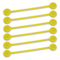 TwistieMag Strong Magnetic Twist Ties - The You are My Sunshine Collection - Yellow 6 Pack - Super Powerful Unique Solution for Cable Management, Hanging & Holding Stuff, Fidgeting, Or Just for Fun!