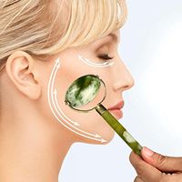 Doinshop Beauty Jade Roller Facial Massager Face Body Head Neck Skin Scraping Tools (Style B)