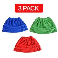 2/3/5 Pcs Broom Cover Cloth Reusable Coral Velvet Absorbent Mop Dust Push Household Cleaning Tool Cloth Lazy Mop-Sweep