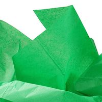 10ea - 20 X 26 Kelly Green Tissue Paper