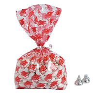 Fun Express - Red Graduation Cello Bags for Graduation - Party Supplies - Bags - Cellophane Bags - Graduation - 12 Pieces