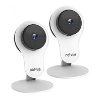 Security Camera - 1080P NETVUE Indoor Camera with 2-Way Audio, Night Vision, Smart Motion Detection, Home Security Camera with Cloud Storage/SD Slot, Dog Camera Baby Monitor Work with Alexa Phone