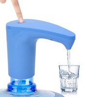 AiBOB Water Bottle Pump, Low Noise Automatic Drinking Water Dispenser for Universal 2 to 5 Gallon Bottle, Portable for Home Kitchen Office Outdoor Use