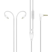 MEE audio MX PRO Series and M6 PRO Replacement Headset Cable with In-line Microphone and Remote (Clear)