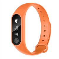 AutumnFall Clearance Sale!!M2 Sports Pedometer Smart Bracelet Heart Rate Bluetooth 4.0 Smart Watch (Orange)