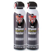 FALDPSJMB2 Disposable Compressed Gas Duster, 2 17oz Cans/Pack