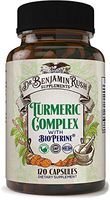 Dr Benjamin Rush 95% Organic Turmeric Curcuminoids. Best Quality Powerful Turmeric Extract with Bioperine for Better Absorption. Strong Formula for Immune, Anti-inflammatory and Antioxidant