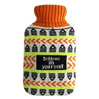 Warm Cute Hot-Water Bottle Water Bag Water Injection Handwarmer Pocket Cozy Comfort,P