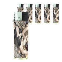 Butane Refillable Electronic Lighter Set of 5 Pieces Anime Design-008