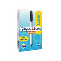 Paper Mate 2013154 InkJoy 50ST Ballpoint Pens, Medium Point (1.0mm), Black, Box of 12 Pens