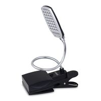 USB LED Light- Keyboard Light Reading Lamp with Clip Stand Battery Powered PC and Mac Compatible (ULT300)