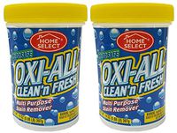 Set of 2 Home Select 14OZ Oxi-All Clean'n Fresh Multi Purpose Stain Remover! Color Safe - Eliminates Tough Stains - Laundry, Carpets, and Grease and Grim!