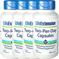 Life Extension Two-Per-Day Capsules 120 Capsule Pack of 4