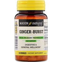Mason Ginger-Burst Digestive&General Wellness Dietary Supplement 60 Chewables