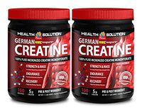 Creatine Supplement - German CREATINE CREAPURE MONOHYDRATE 300 Gram 60 Servings - Strength Booster (2 Bottles)