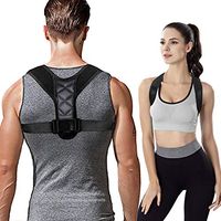 Dailyfit Comfortable Posture Corrector, Lightweight Adjustable Upper Back Brace Clavicle Support, Effectively Relieve Neck, Back&Shoulder Pain, Discreet Designed Back Brace Belt for Women Men