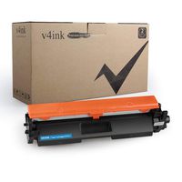 V4INK Compatible Toner Cartridge Replacement for HP 17A CF217A 217A with chip(Black, 1-Pack) for use in HP Laserjet Pro MFP M130fw M130nw M130fn M130a M102w M102a M130 M102 Printer