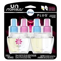 Febreze Unstoppables Shimmer Pluggable Scented Oil Refills Air Freshener, 2 ct