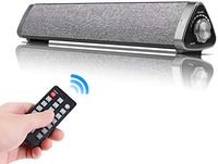 Sanwo Bluetooth Sound Bar Wired and Wireless Home Theater TV Triangle Speaker Bar with Remote Control,TF Card- Surround SoundBar for TV/PC/Phones/Tablets, 2 X 5W Compact Sound Bar 2.0 Channel