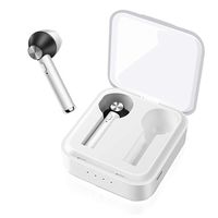 TWS Wireless Bluetooth Earbuds, CRSCN Bluetooth 5.0 Wireless Earphones with Wireless Charging Case in-Ear Headphones with Microphone Lightweight for Workout Sport and Exercise, for iPhone Android