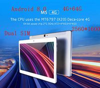 Verison Alldocube M5 10.1 inch 25601600 Android 8.0 Deca core MT6797 4G RAM+64G ROM Dual SIM Tablet PC GPS
