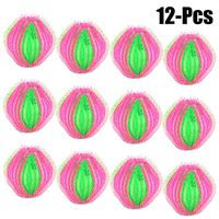 JUSTDOLIFE Washing Balls, Reusable Washing Balls Plastic Dryer Balls Magic Hair Fur Removal Laundry Balls to Save Clothes Washing and Drying Time