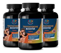Natural Testosterone Booster for Men - Testosterone Booster 742MG - Tongkat ali mg - 3 Bottle (180 Tablets)