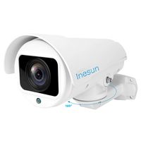 Inesun Outdoor PTZ IP Security Camera 1080P 10X Optical Zoom Bullet Surveillance Camera 5.1mm~51mm Lens,100ft Night Vision, Motion Alert