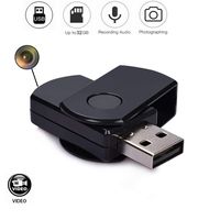 QUOXO U 360° USB Keychain Mini Spy Camera HD (Without Memory Card)