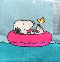 Graphique Lunch Napkins"Snoopy & Woodstock" 40 Count