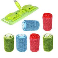 6PCS Washable Replacement Mop Heads, Microfiber Spray Mop Pads Cleaning Cloth Flat Mop Base, Fit For Most Spray Mops And Reveal Wet Dry Mops For Home Or Industrial