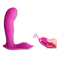 Aoaoingy 10 Ṿiḃṙaṫiọṇ Mode Wearable Ṿiḃṙaṫọṙ Ǵ ѕṗọṫ Wireless Remote Control Women Massagr