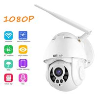 RRigo Outdoor Security Camera -1080P Home Surveillance Cameras,WiFi and LAN Connection,Pan/Tilt/Zoom Camera with Night Vision,Weatherproof Camera, 2 Way Audio, Motion Detection, Works on Smart Phones