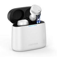 TWS Bluetooth 5.0 Earbuds, Padmate Touch Contorl Headphones 20 Playtime with Charging Case Stereo Auto Pairing in-Ear Earphones with Mic Wireless Headset
