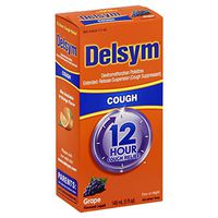 Delsym 12 Hour Cough Suppressant, Grape - 5 oz, Pack of 3