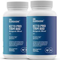 Pure Keto Pro Trim 800 Advanced BHB Ketogenic Supplement Exogenous Ketones Ketosis for Men Women 120 Capsules 2 Bottles