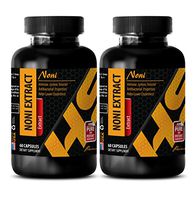 Blood Flow Supplements - NONI Extract - Pure noni Extract - 2 Bottles 120 Capsules