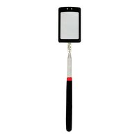 Houseables Inspection Mirror, LED Light Telescoping Mirrors, 34" Extension, 360° Rotation, Extendable, Telescopic Handle, Retractable Lighted Tool On A Stick, for Mechanic, Home Inspector, Automotive