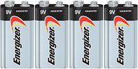 Energizer MAX 9V Alkaline Batteries, 4-Count